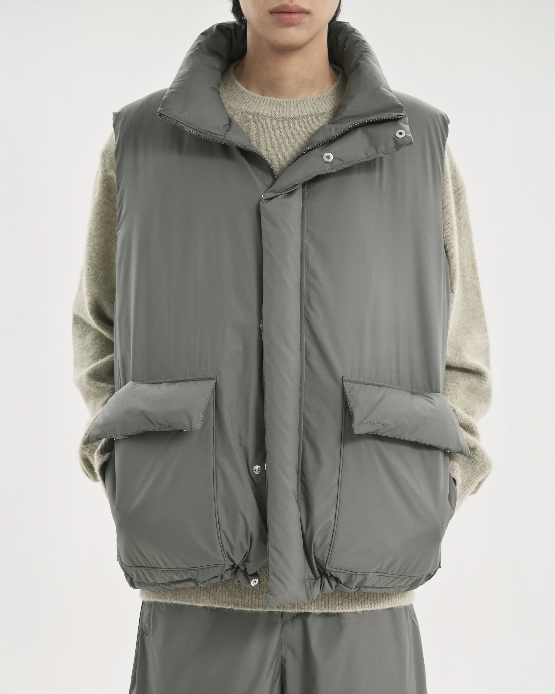 Brownyard - Travel Goose Down Vest (Olive Grey) product image 7 | TRAB K-Fashion Australia