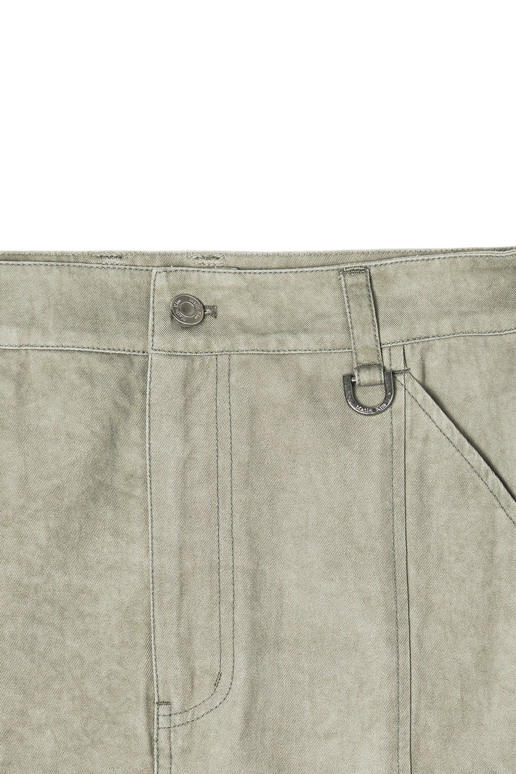 Matin Kim - Washed Mermaid Long Skirt (Light Khaki) product image 3 | TRAB K-Fashion Australia