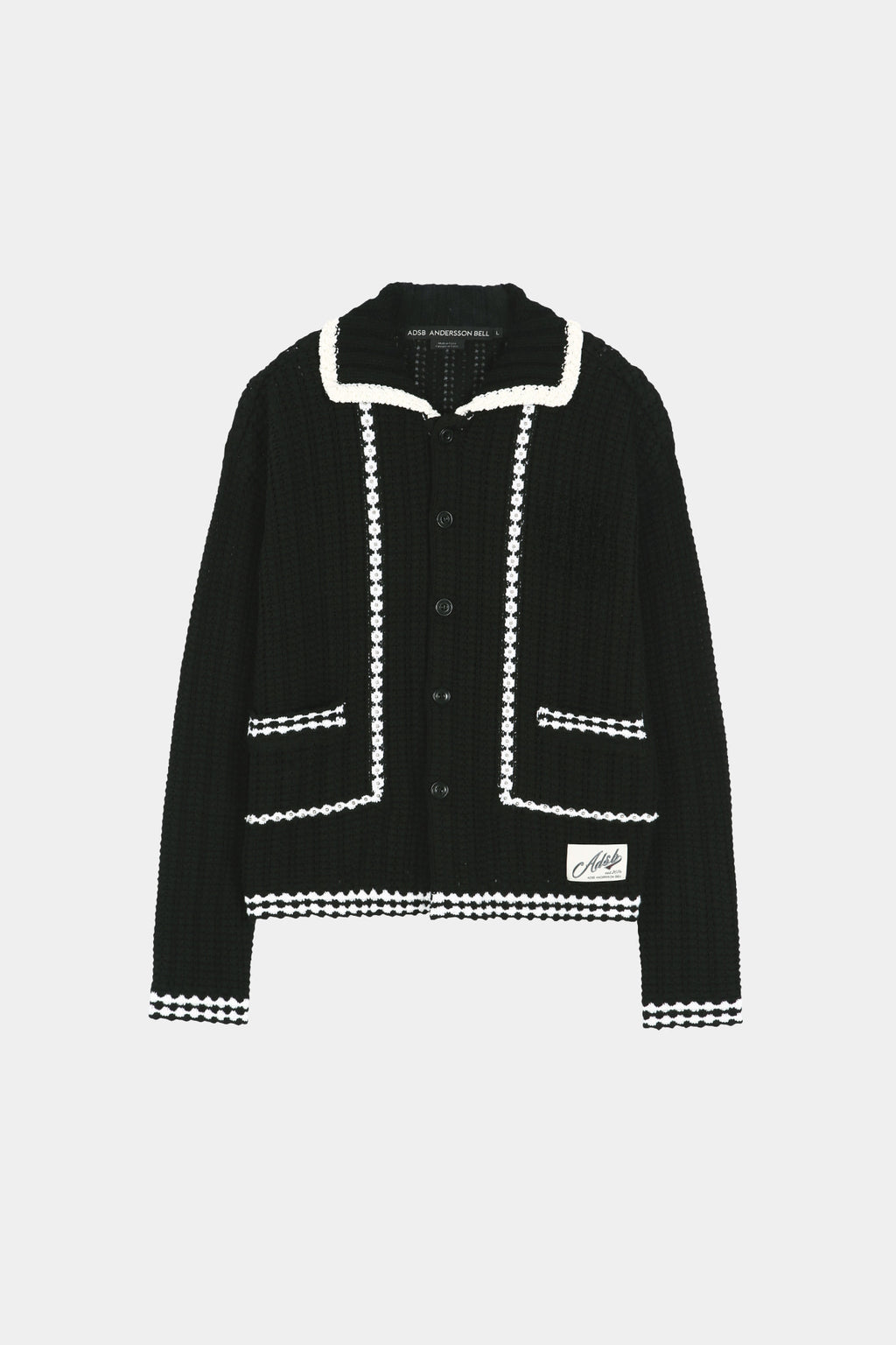 Andersson Bell - Unisex New Fantasia Collar Cardigan (Black) product image 9 | TRAB K-Fashion Australia