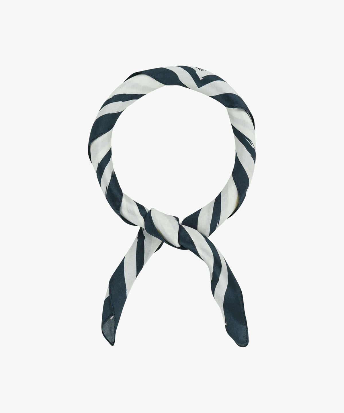 Marithe & Francois Girbaud - Summer Pattern Silk Scarf (Navy) product image 3 | TRAB K-Fashion Australia