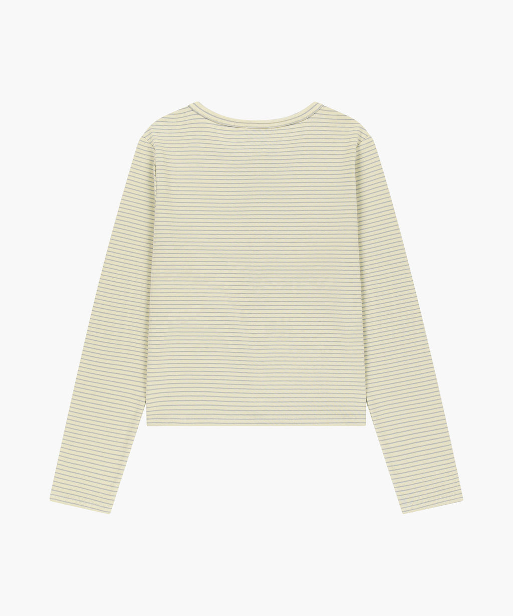 Marithe & Francois Girbaud - Basic Cotton Cardigan (Butter) product image 6 | TRAB K-Fashion Australia