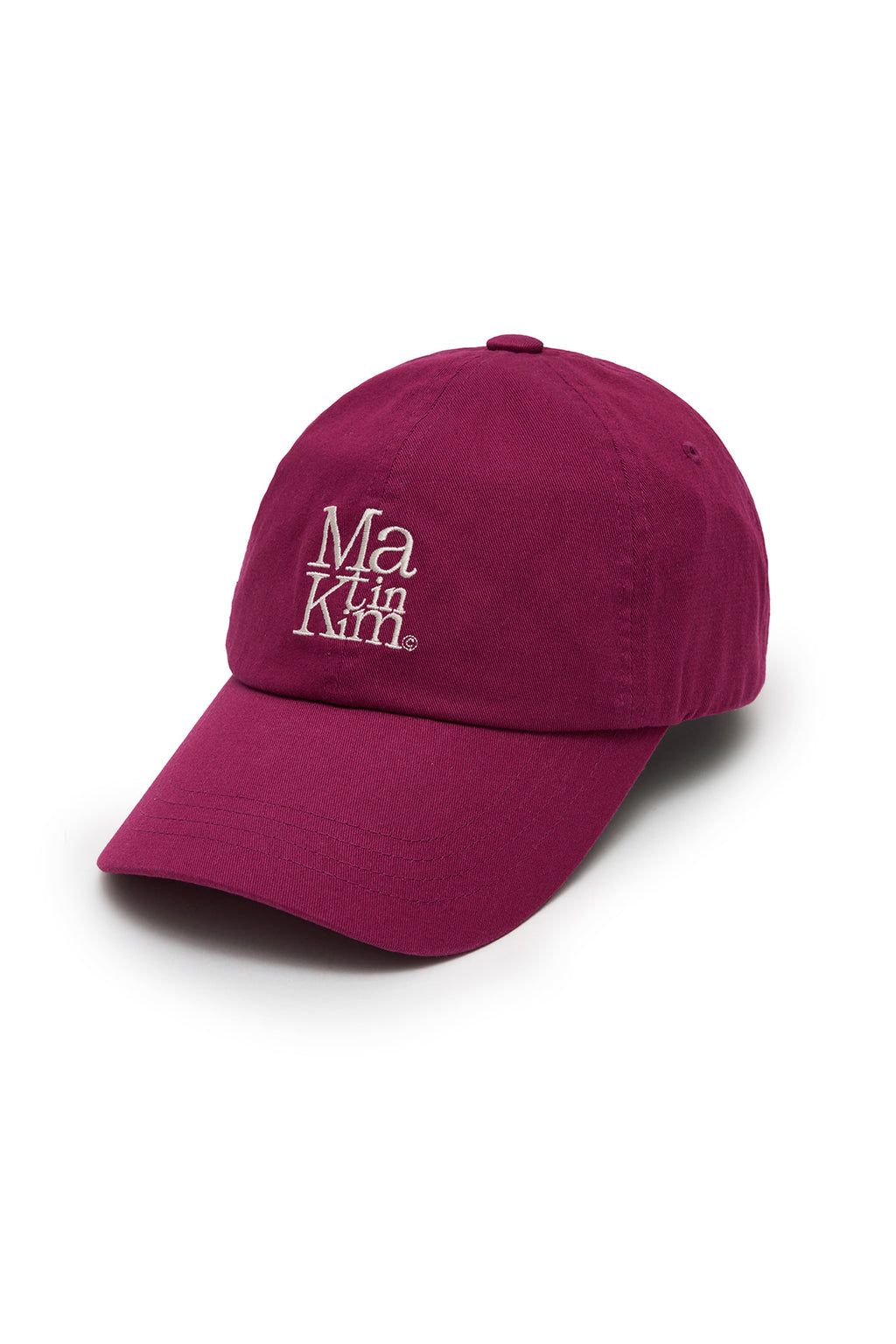 Matin Kim - Matin Block Logo Ball Cap (Violet) product image 5 | TRAB K-Fashion Australia