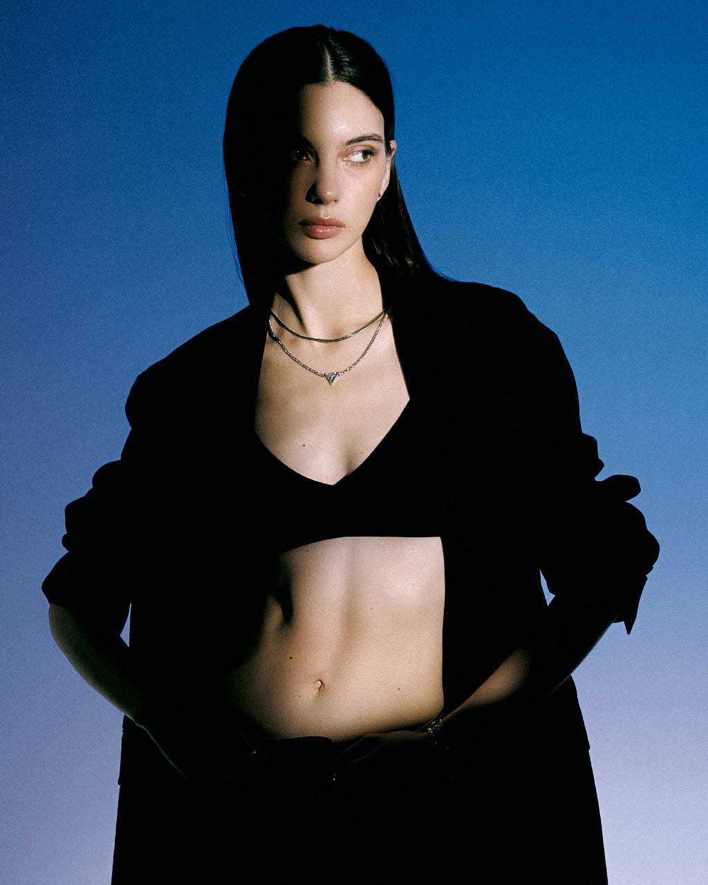 Numbering - Inverted Triangle Necklace #5795 product image 3 | TRAB K-Fashion Australia