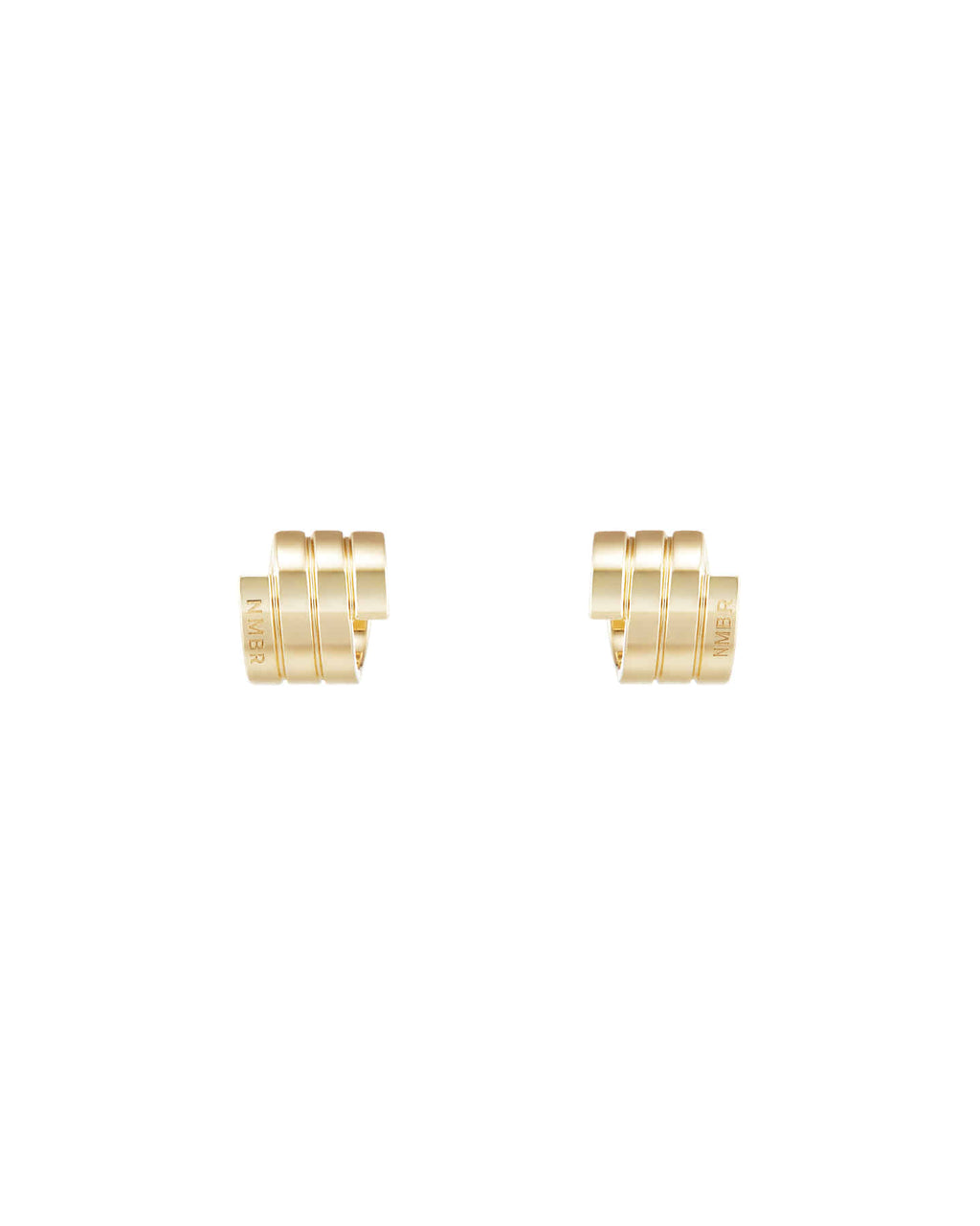 Numbering - Flat Coil Hoop Earrings #4108 product image 7 | TRAB K-Fashion Australia