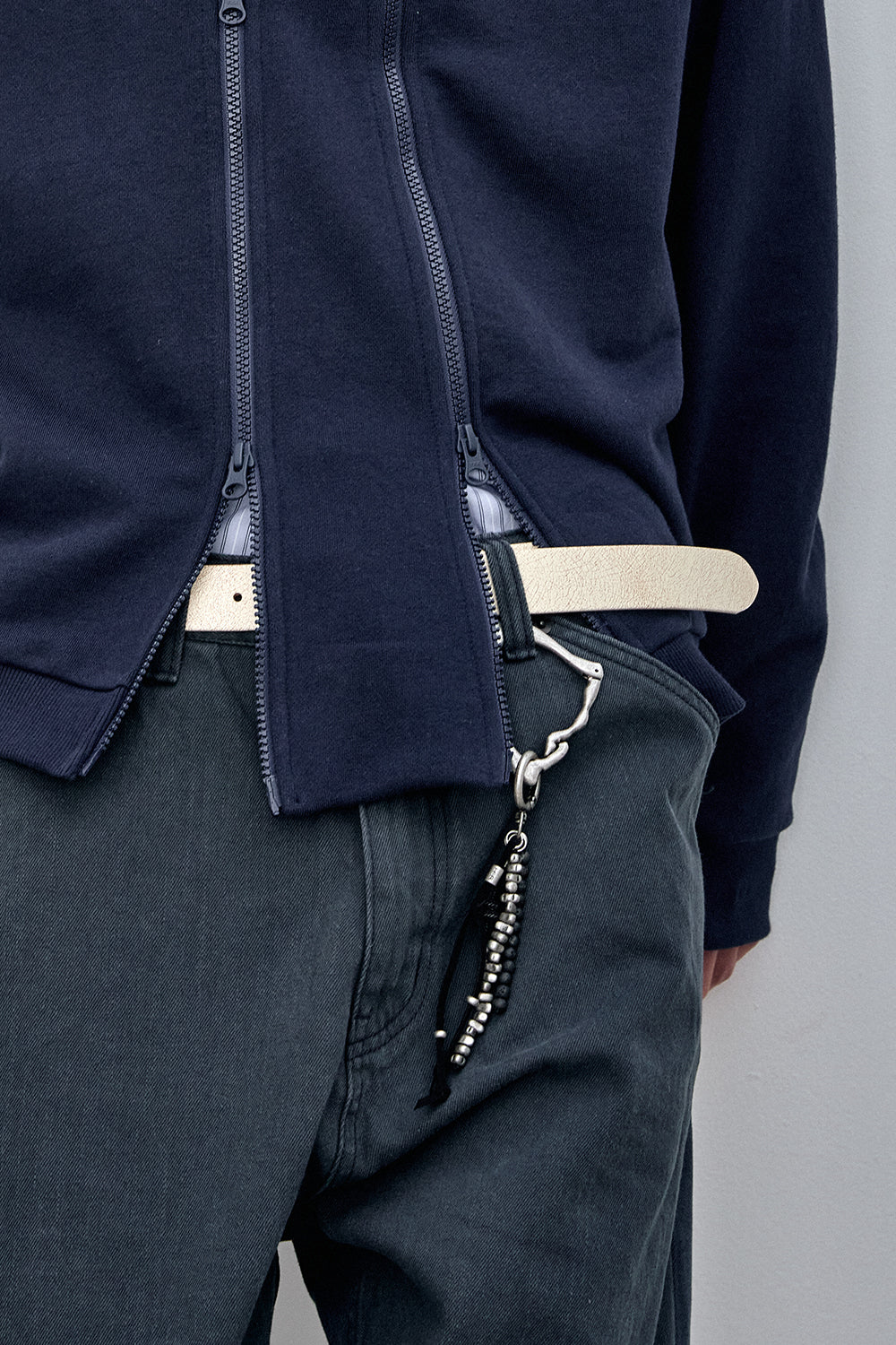 Hatchingroom - Leather Belt Crack (Ivory) product image 13 | TRAB K-Fashion Australia