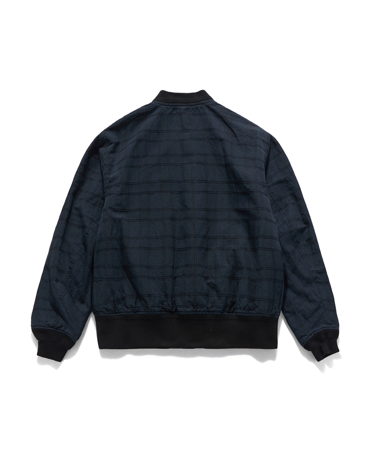 Eastlogue - Tender Blouson Jacket (Navy Linen Check) product image 6 | TRAB K-Fashion Australia
