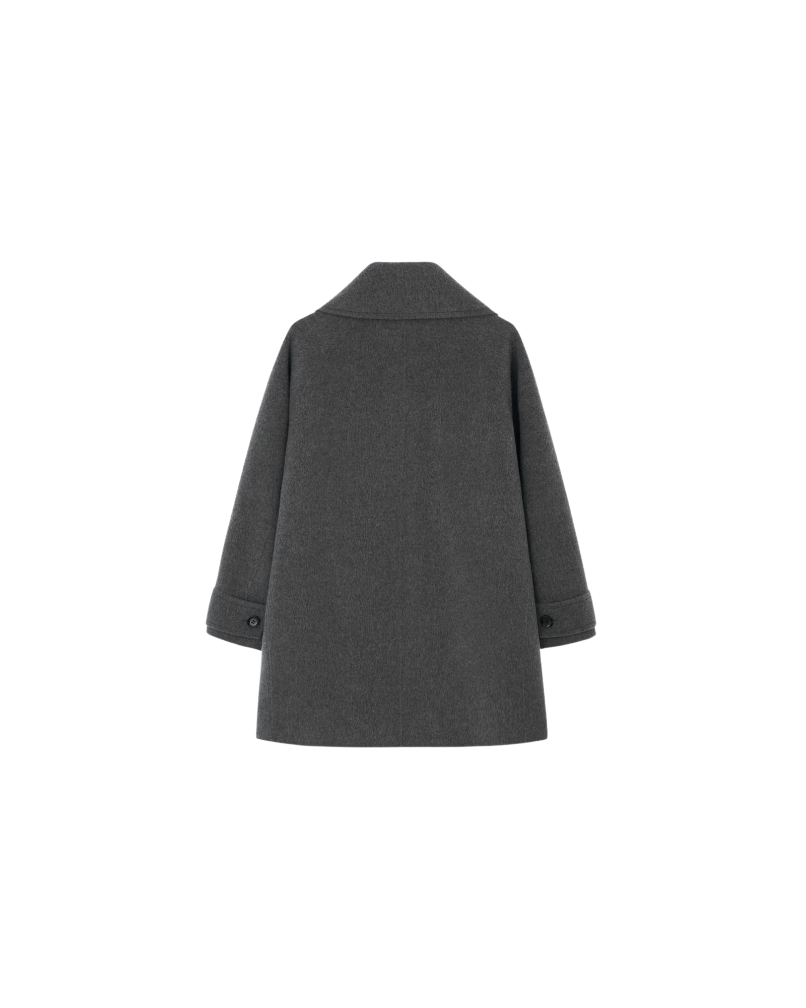Kimhe Kim - Scarf Detail Half Coat (Charcoal) product image 12 | TRAB K-Fashion Australia