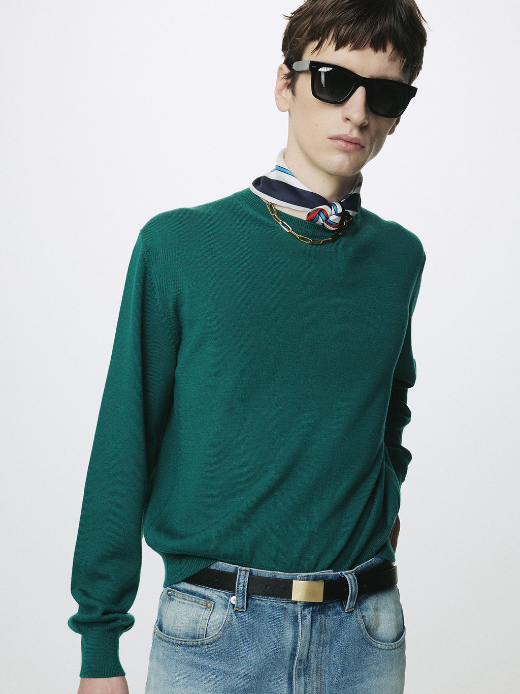 Tonywack - Spring Wool Crew Neck Knit (Sea Green) product image 8 | TRAB K-Fashion Australia