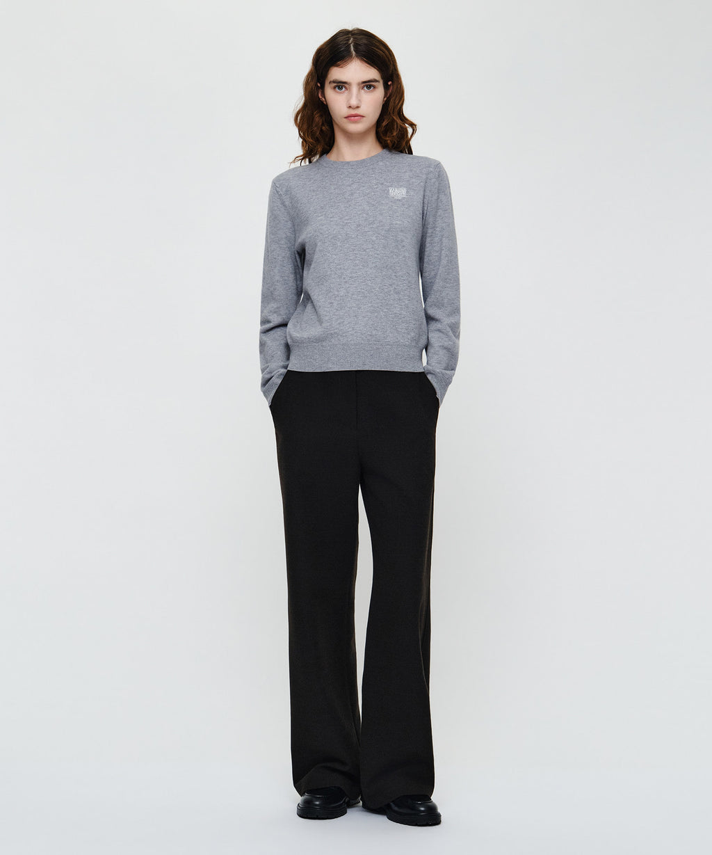 Marithe & Francois Girbaud - Wool-like Slacks (Navy) product image 2 | TRAB K-Fashion Australia