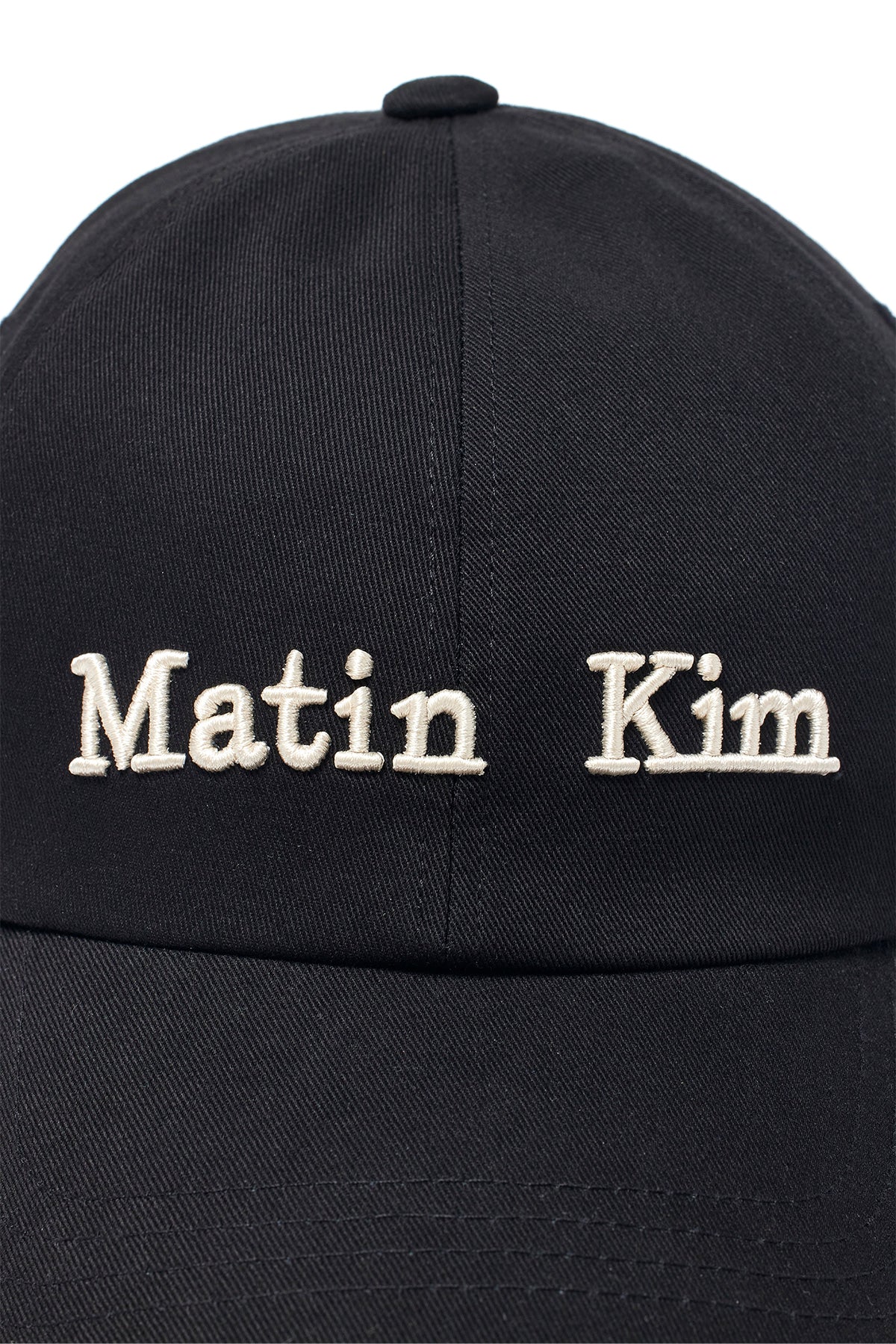 Matin Kim - Matin Classic Logo Ball Cap (Black) product image 4 | TRAB K-Fashion Australia