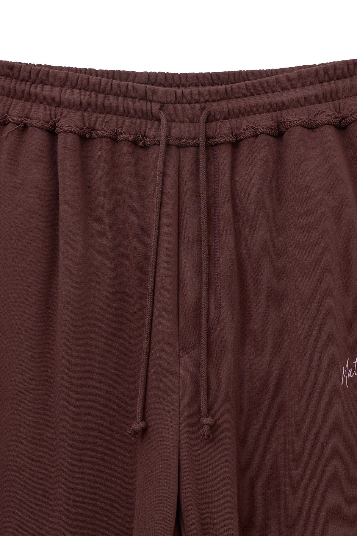 Matin Kim - Drawstring Point Sweatpants (Burgundy) product image 3 | TRAB K-Fashion Australia