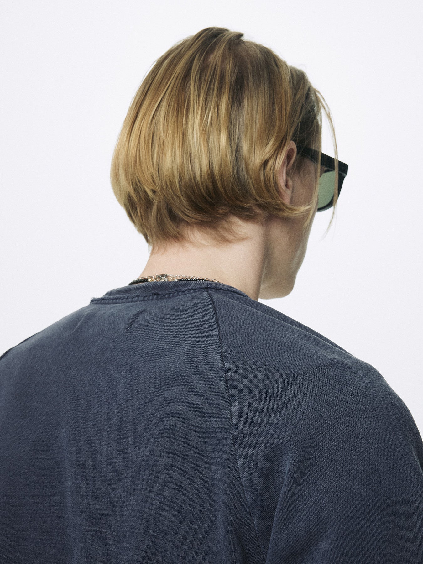 Tonywack - Garment Dyed Zip Sweatshirt (Faded Navy) product image 7 | TRAB K-Fashion Australia