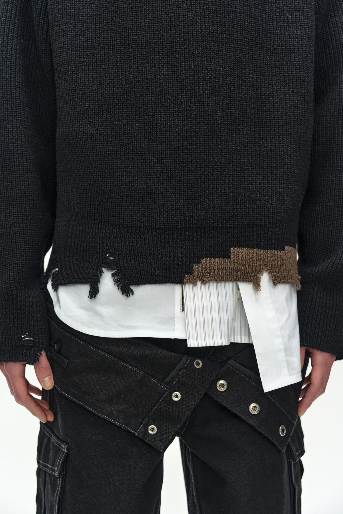 Andersson Bell - Locha Turtle-Neck Sweater (Black) product image 8 | TRAB K-Fashion Australia