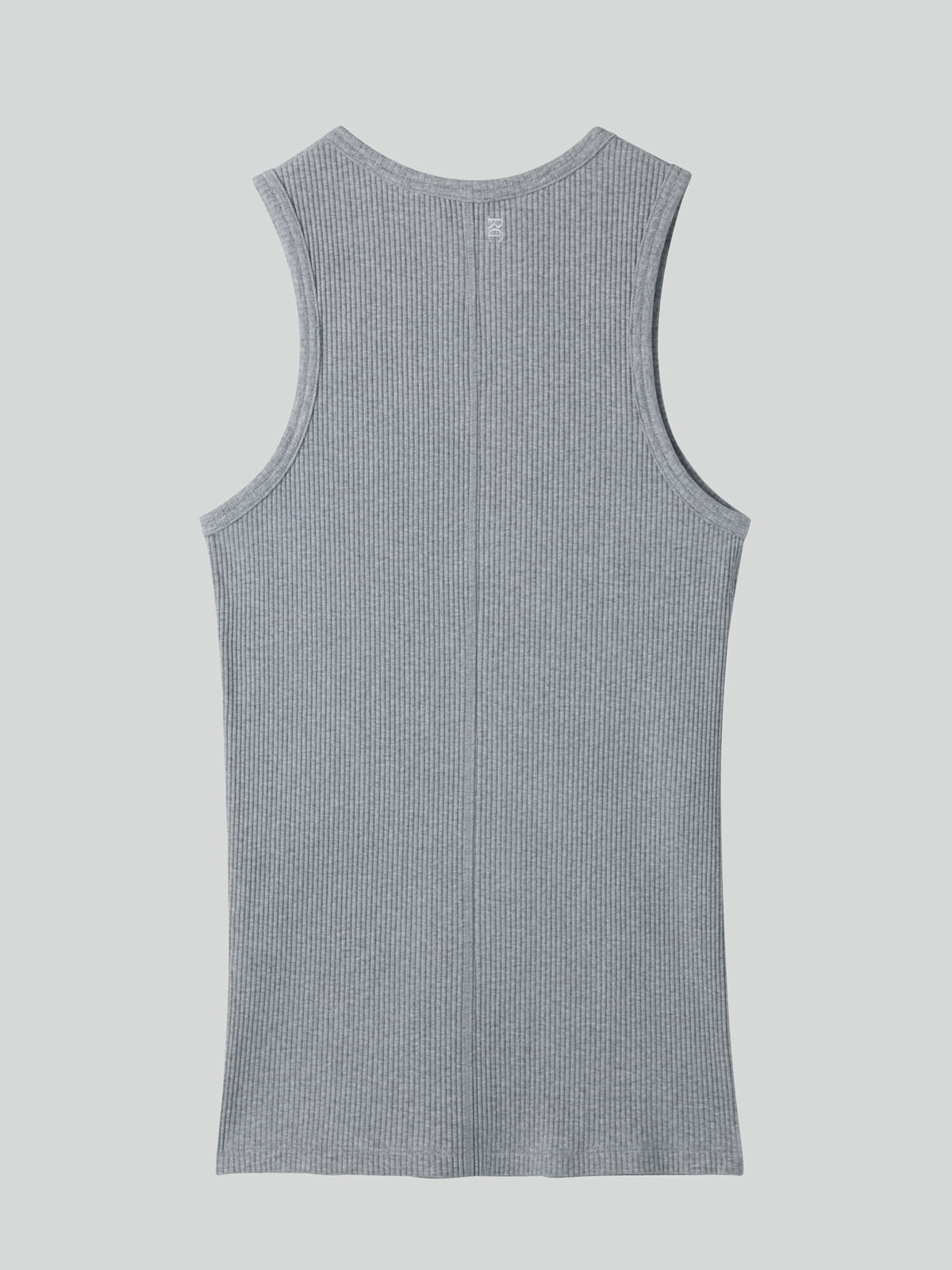 Recto - Ribbed Tank Top (Melange Grey) product image 2 | TRAB K-Fashion Australia