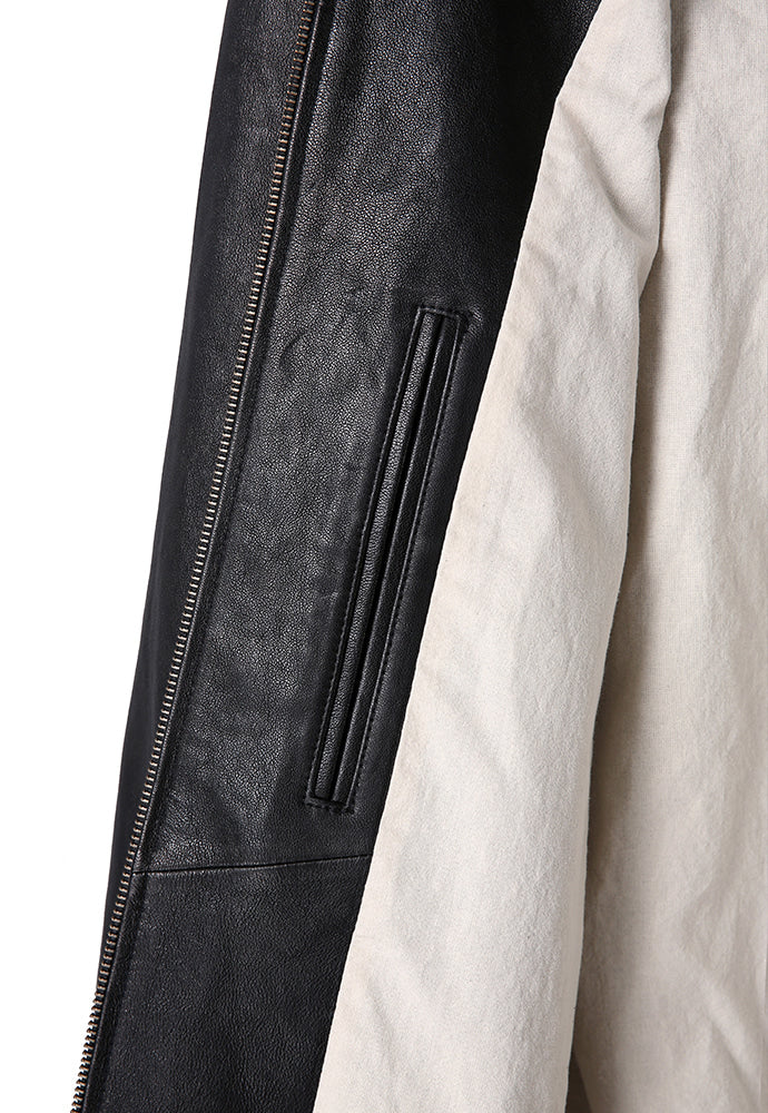 Art if acts - Vegetable Leather Swing Jacket (Black) product image 12 | TRAB K-Fashion Australia