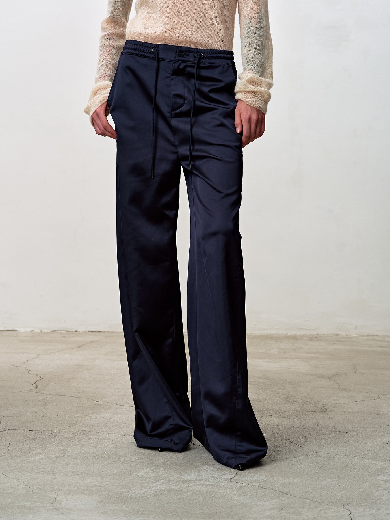 Tonywack - Silky Banding Lounge Pants (Navy) product image 6 | TRAB K-Fashion Australia