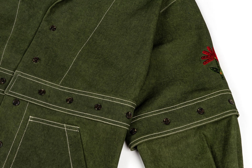 Ioedle - Assembly Jacket Where Imagination Blossoms (Green) product image 8 | TRAB K-Fashion Australia