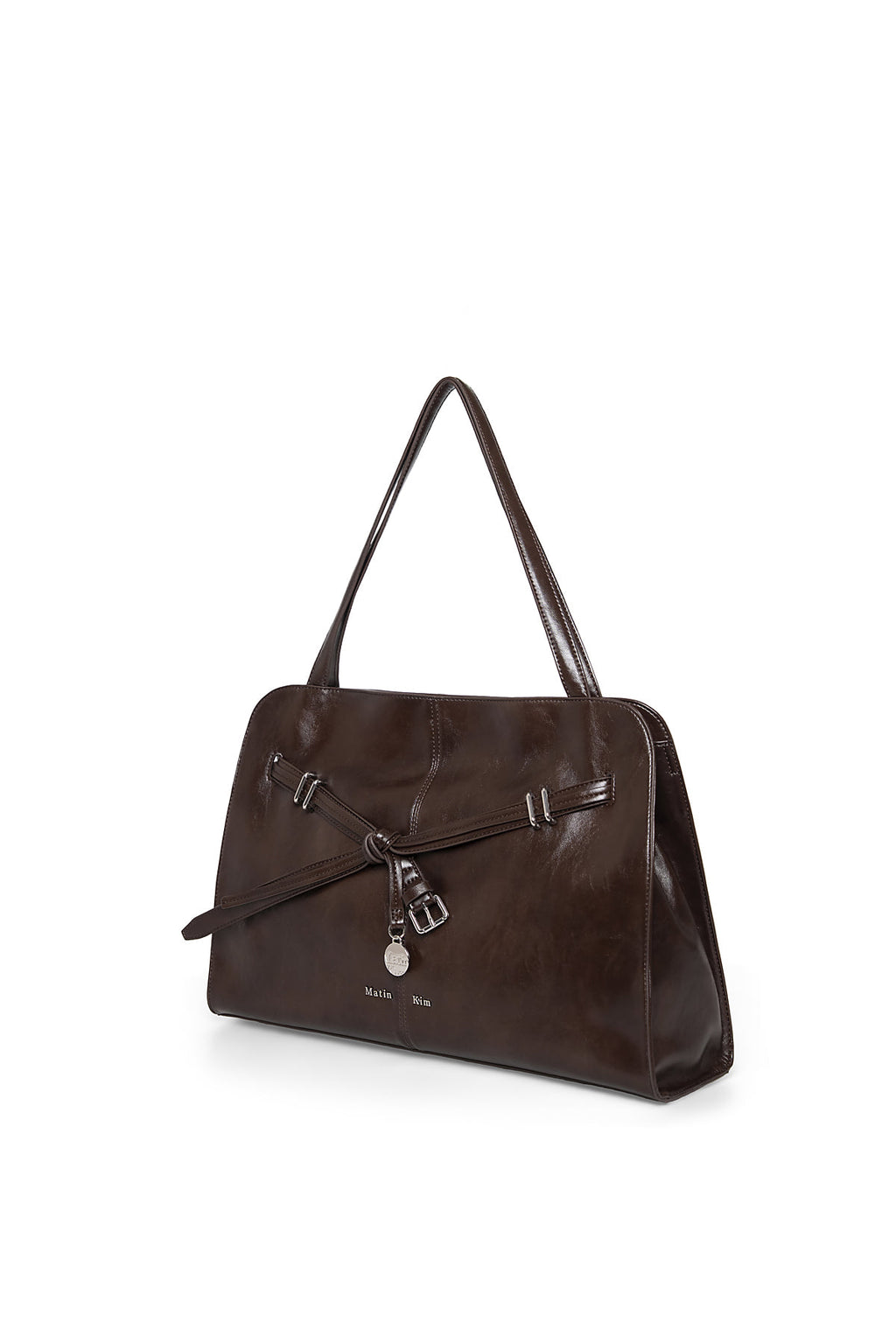 Matin Kim - Drop Tail Mellow Big Shoulder Bag (Brown) product image 6 | TRAB K-Fashion Australia