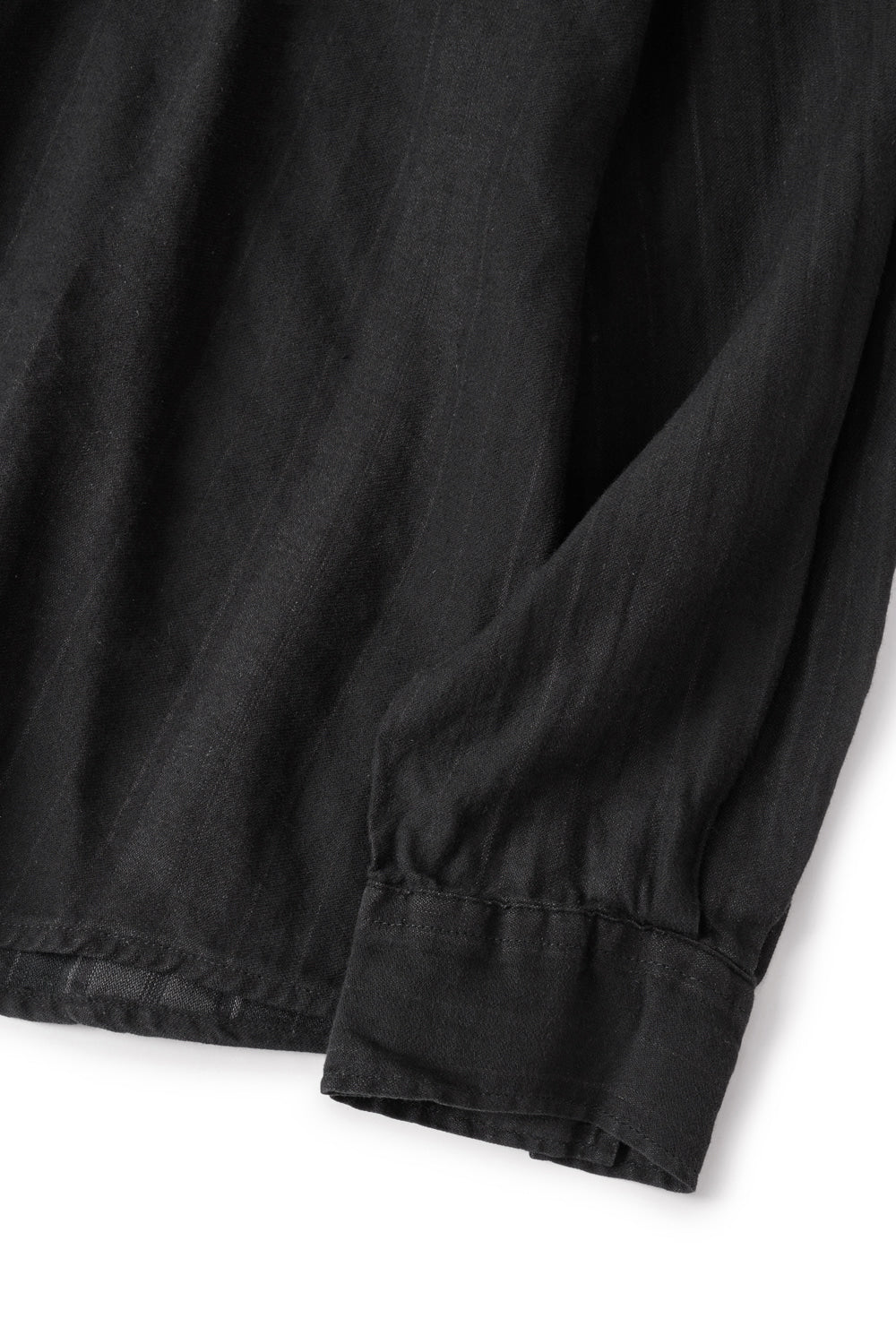 Hatchingroom - Classic Shirt Shadow Stripe (Black) product image 7 | TRAB K-Fashion Australia