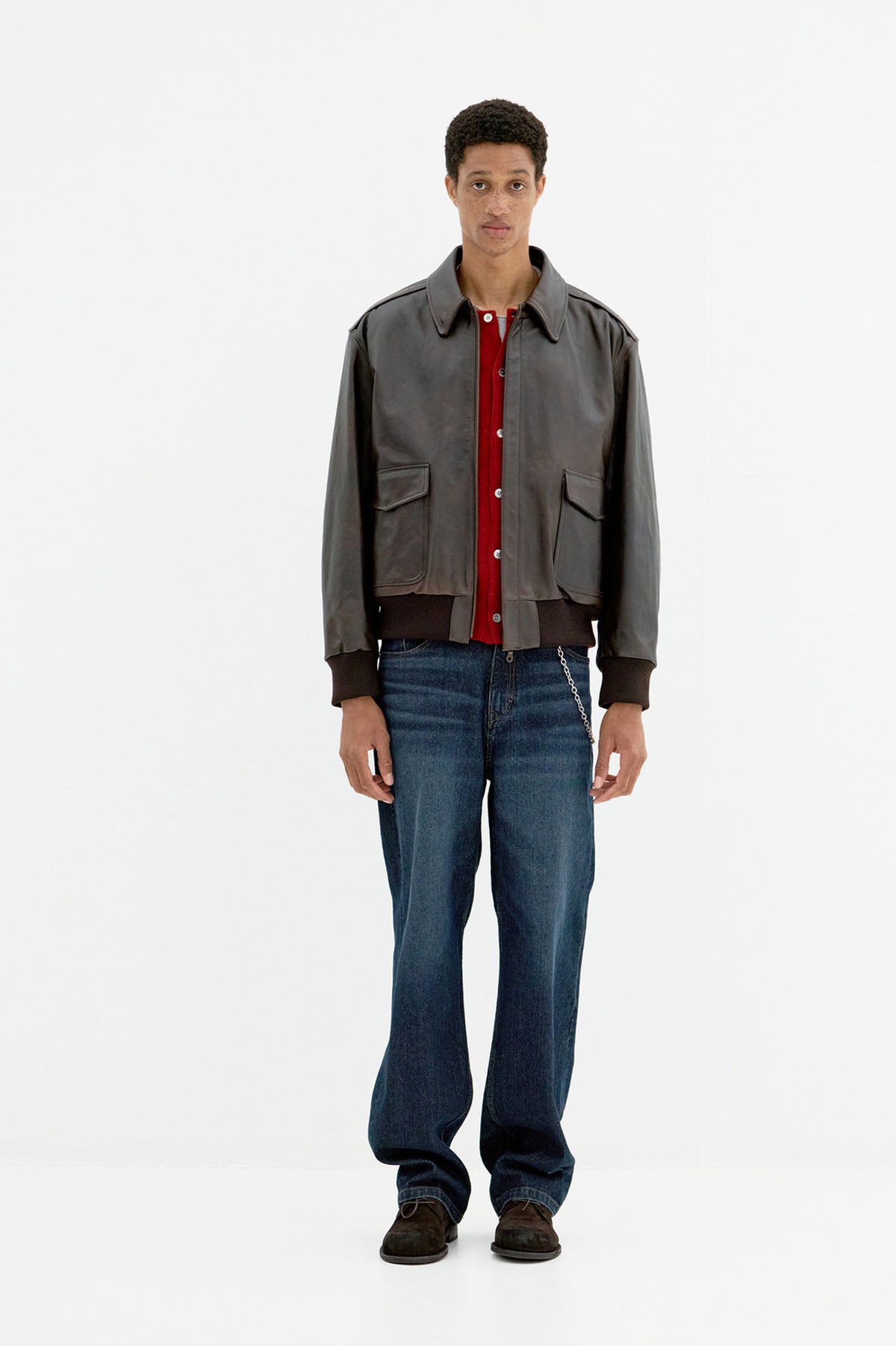 Coor - Twill Wash Brushed Jeans (Washed Indigo) product image 2 | TRAB K-Fashion Australia