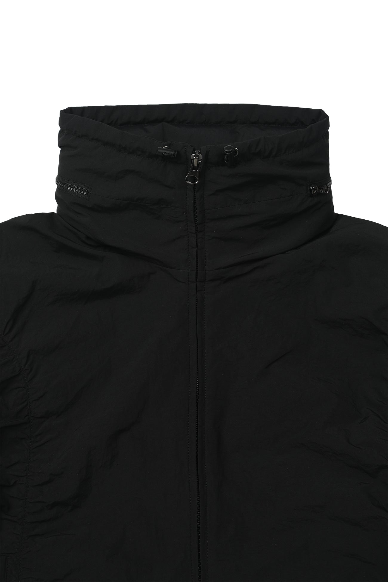 Deinet - Parka Ring Hooded Cropped Jumper (Black) product image 15 | TRAB K-Fashion Australia