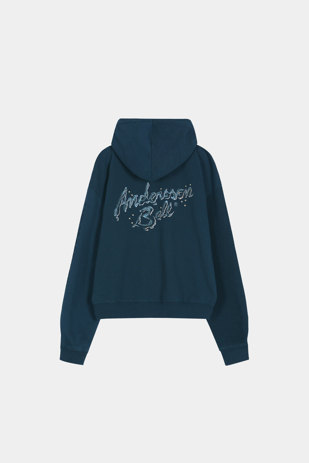 Andersson Bell - (essential) Unisex Patchwork Liquid Logo Hood Zip-Up (deep Blue) (Deep Blue) product image 10 | TRAB K-Fashion Australia