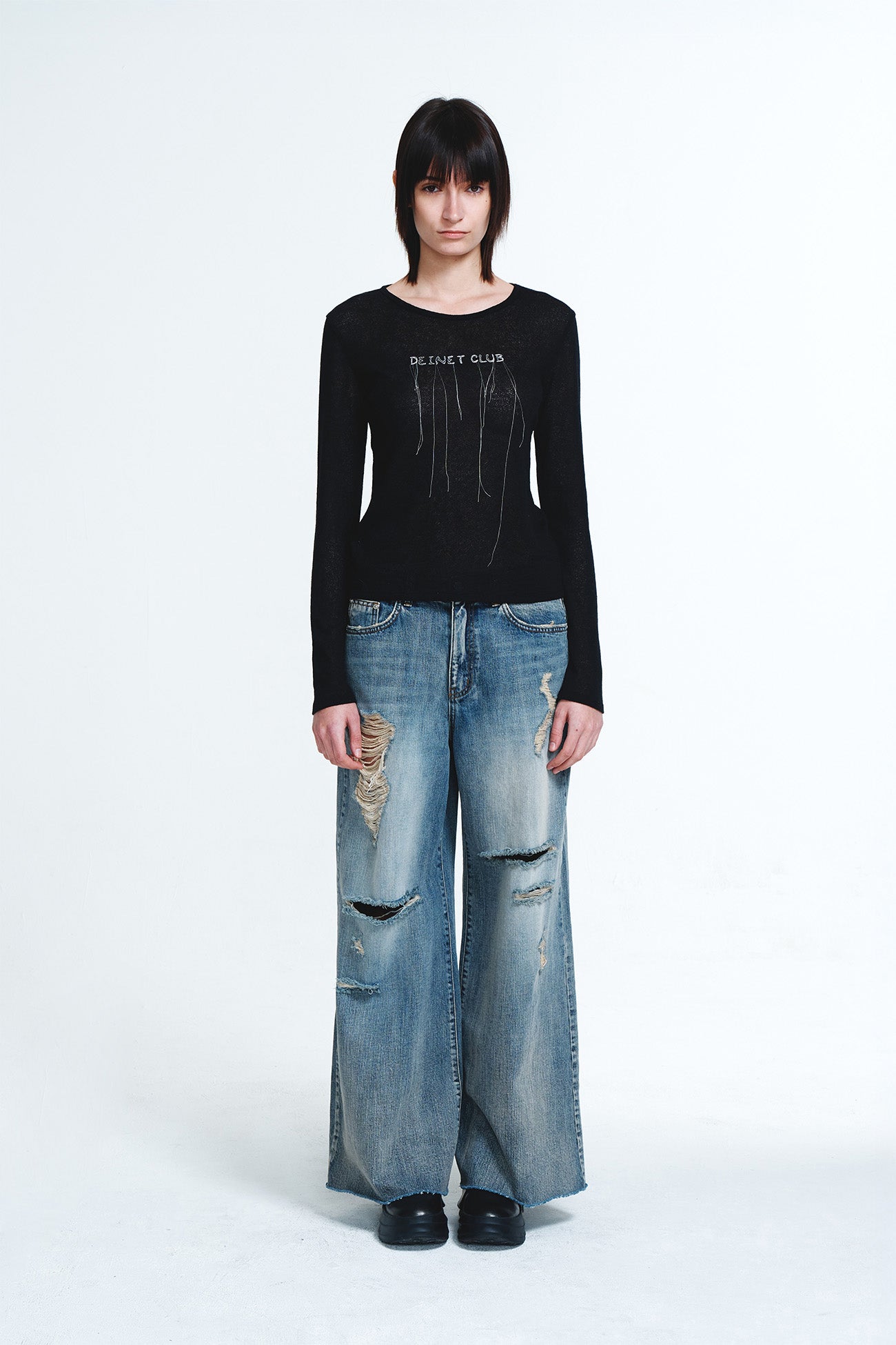 Deinet - Destroyed Denim (Blue) product image 1 | TRAB K-Fashion Australia