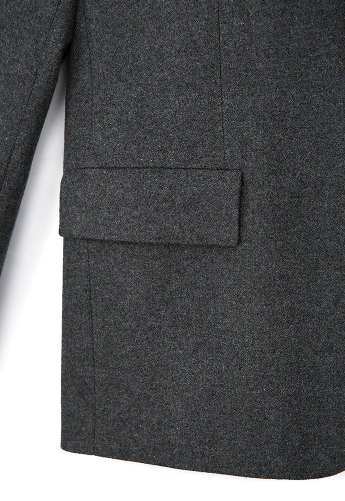 Tonywack - Italian Wool Flannel Twill Blazer (Italian Fabric) (Grey) product image 11 | TRAB K-Fashion Australia