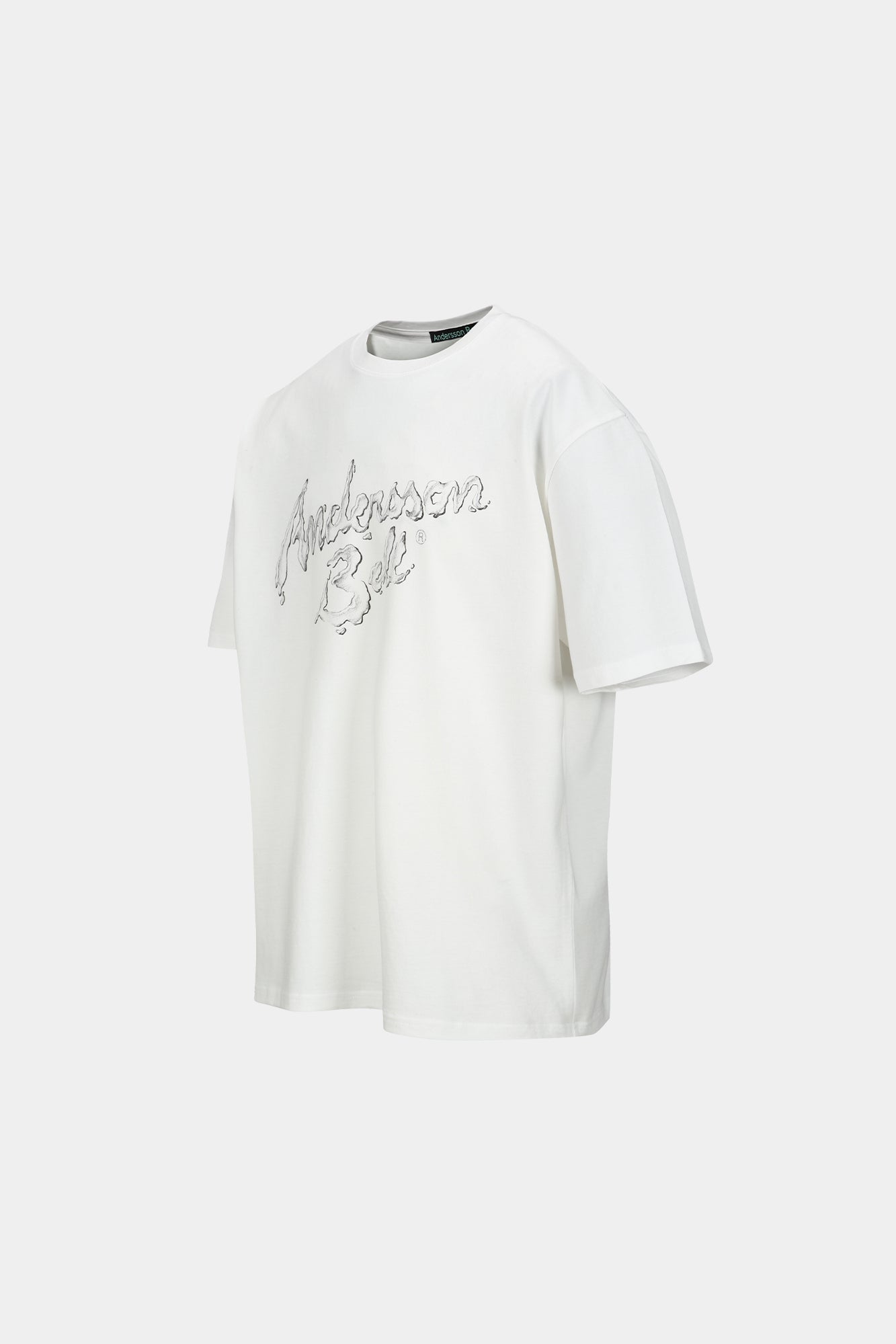 Andersson Bell - (essential) Unisex Liquid Logo T-Shirt (White) product image 7 | TRAB K-Fashion Australia