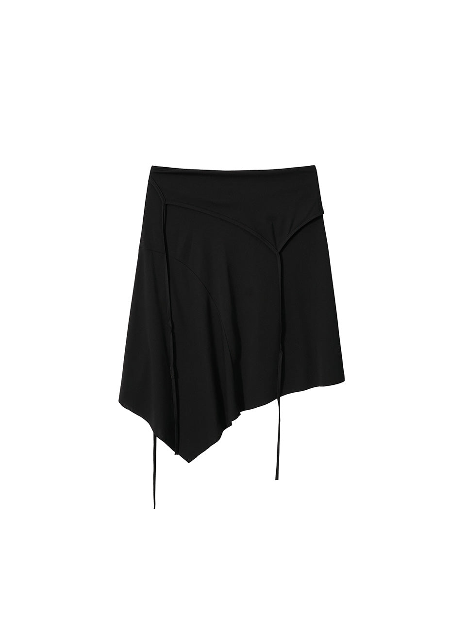 Kijun - [Ships 29 June] Asymmetric Jersey Skirt (Black) product image 8 | TRAB K-Fashion Australia