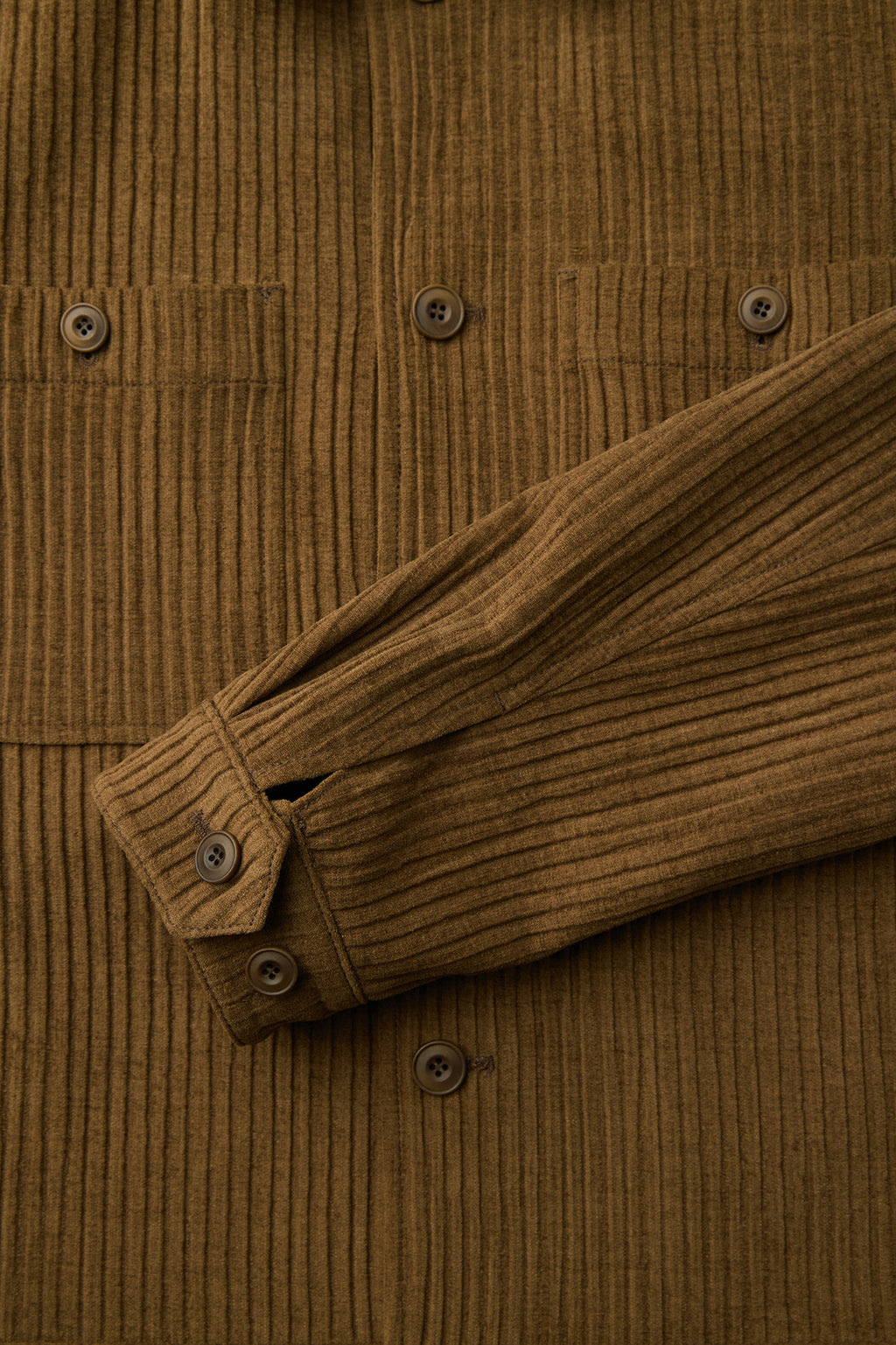 Coor - Ribbed Texture Battle Dress Jacket (Camel) product image 6 | TRAB K-Fashion Australia