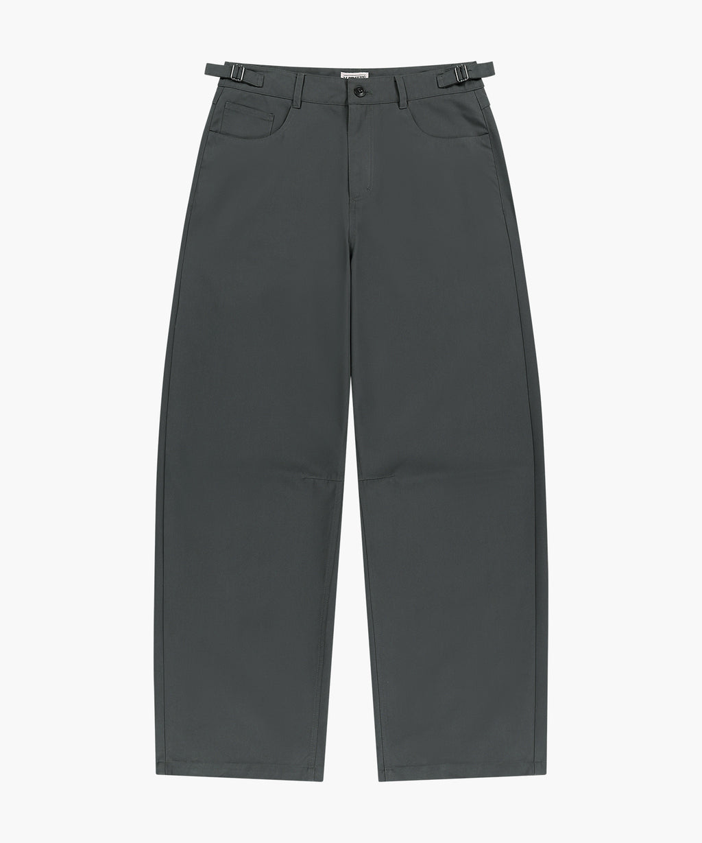Marithe & Francois Girbaud - Curved Chino Pants (Charcoal) product image 5 | TRAB K-Fashion Australia