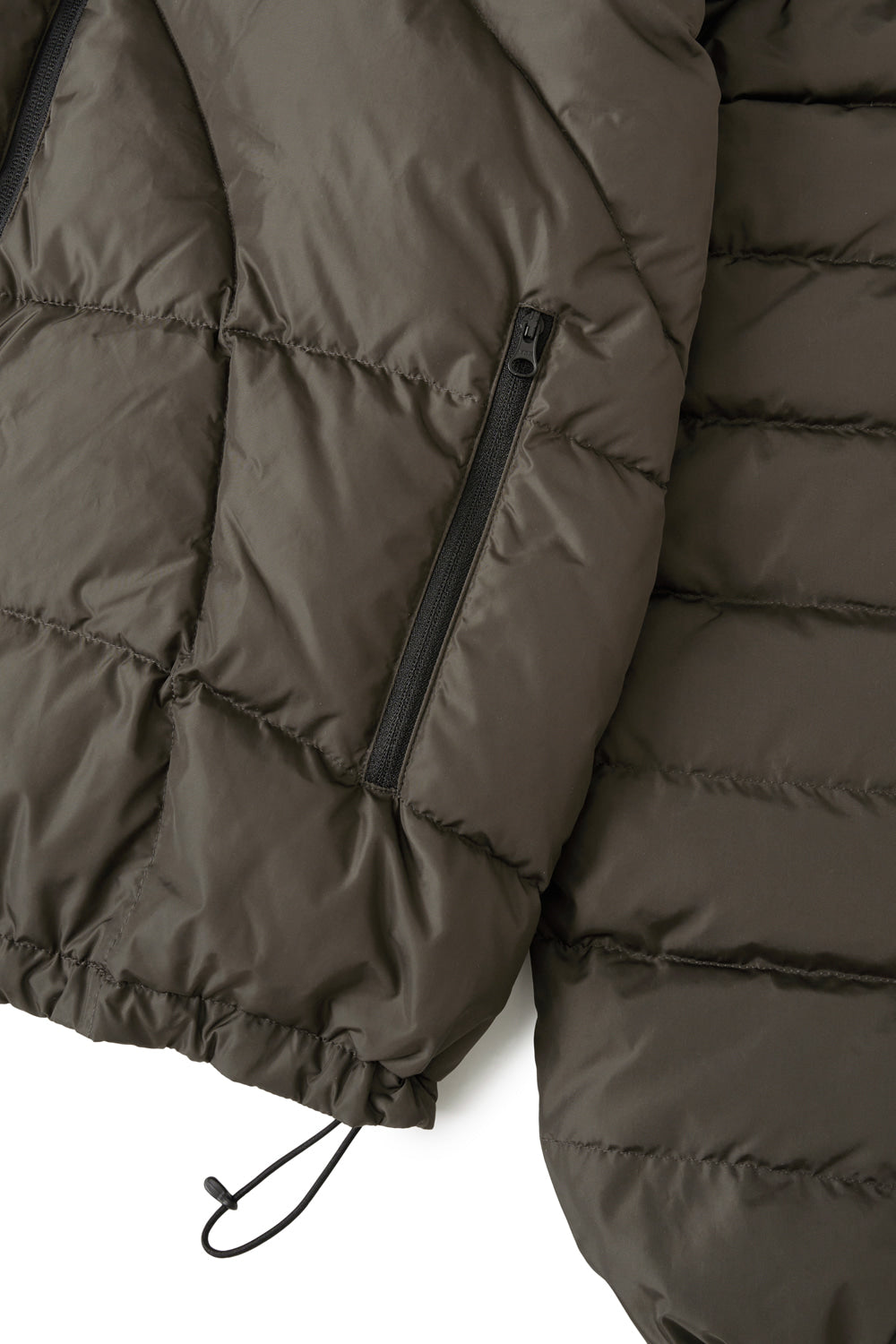 Hatchingroom - Web Goose Down Puffer Jacket Dark (Khaki) product image 4 | TRAB K-Fashion Australia