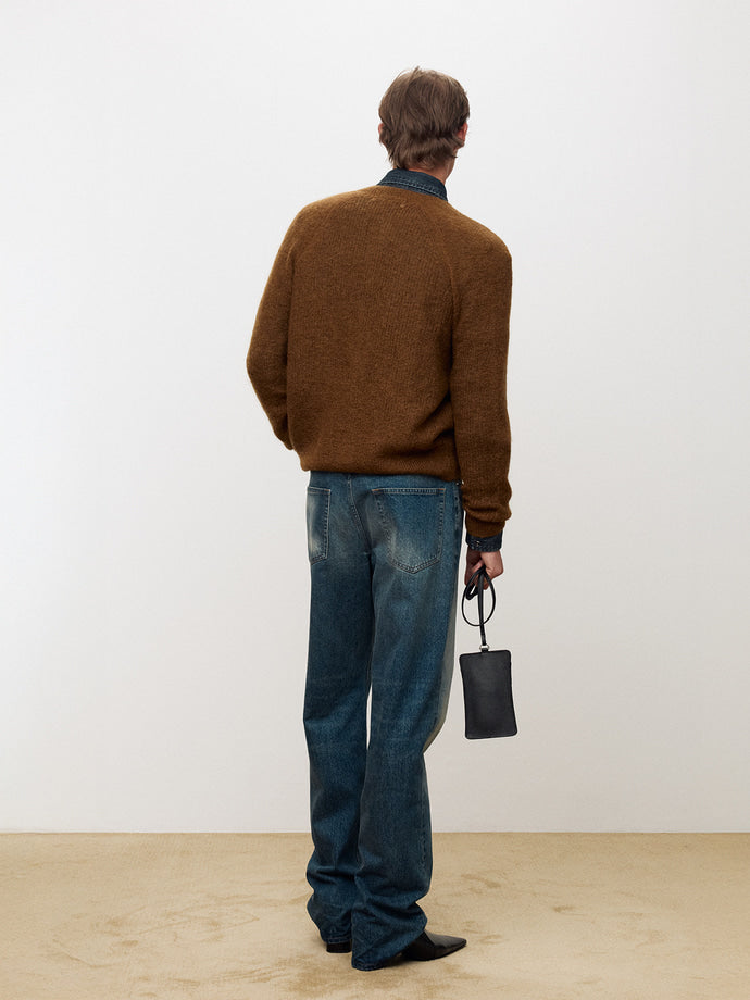 Tonywack - Straight-Leg Denim Jeans (Mid Blue) product image 3 | TRAB K-Fashion Australia