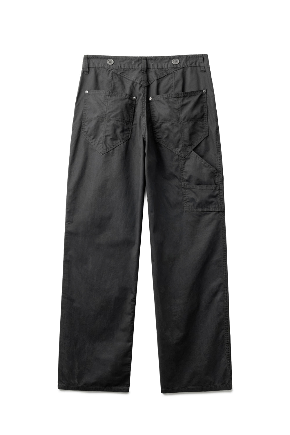 Hatchingroom - Shield Pants Herringbone Stripe (Dyed Black) product image 2 | TRAB K-Fashion Australia