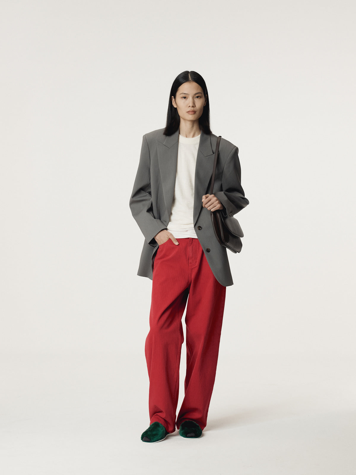 Recto - Rc Embroidery Sheer Knit Top (Cream) product image 7 | TRAB K-Fashion Australia