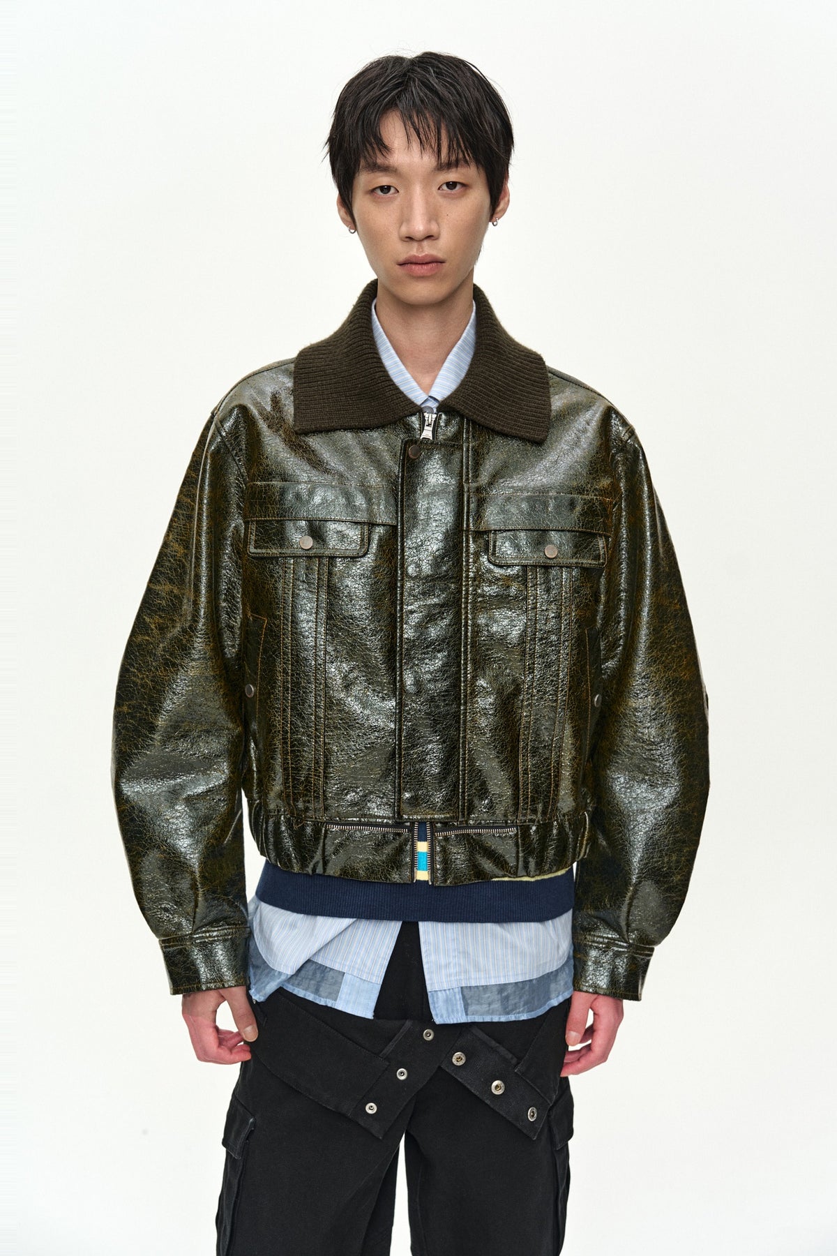 Andersson Bell - Ortega26 Bomber Jacket (Khaki) product image 2 | TRAB K-Fashion Australia