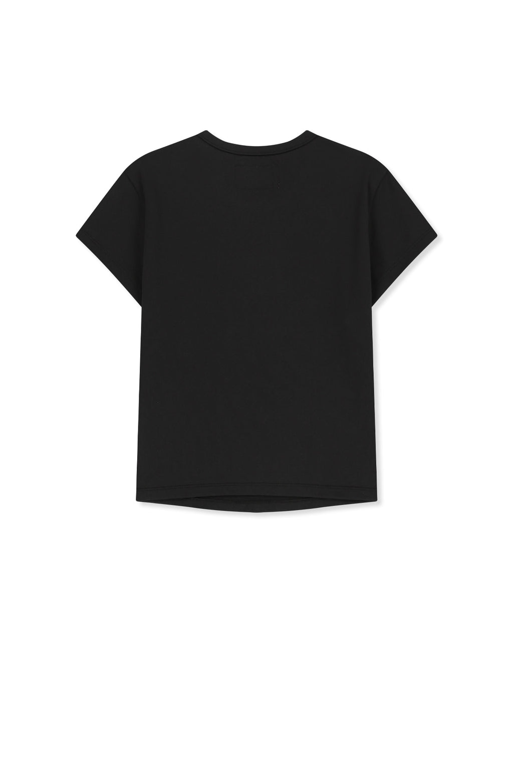 Matin Kim - Matin Pace Reflective Logo Slim Top (Black) product image 2 | TRAB K-Fashion Australia