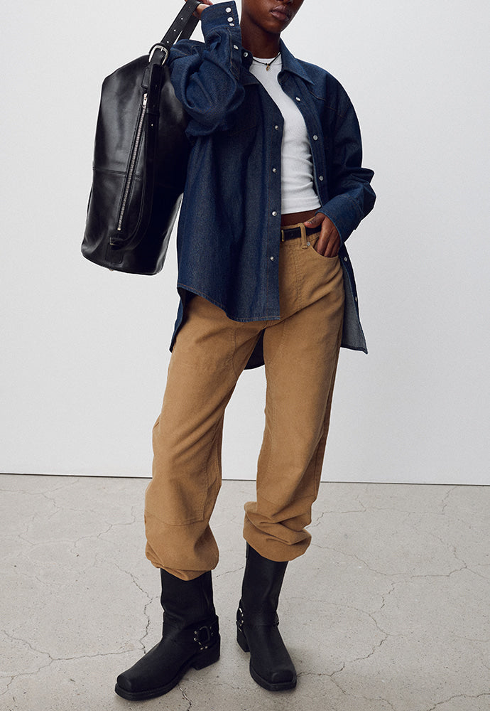 Tonywack - Rinsed Denim Western Shirt (Indigo) product image 4 | TRAB K-Fashion Australia