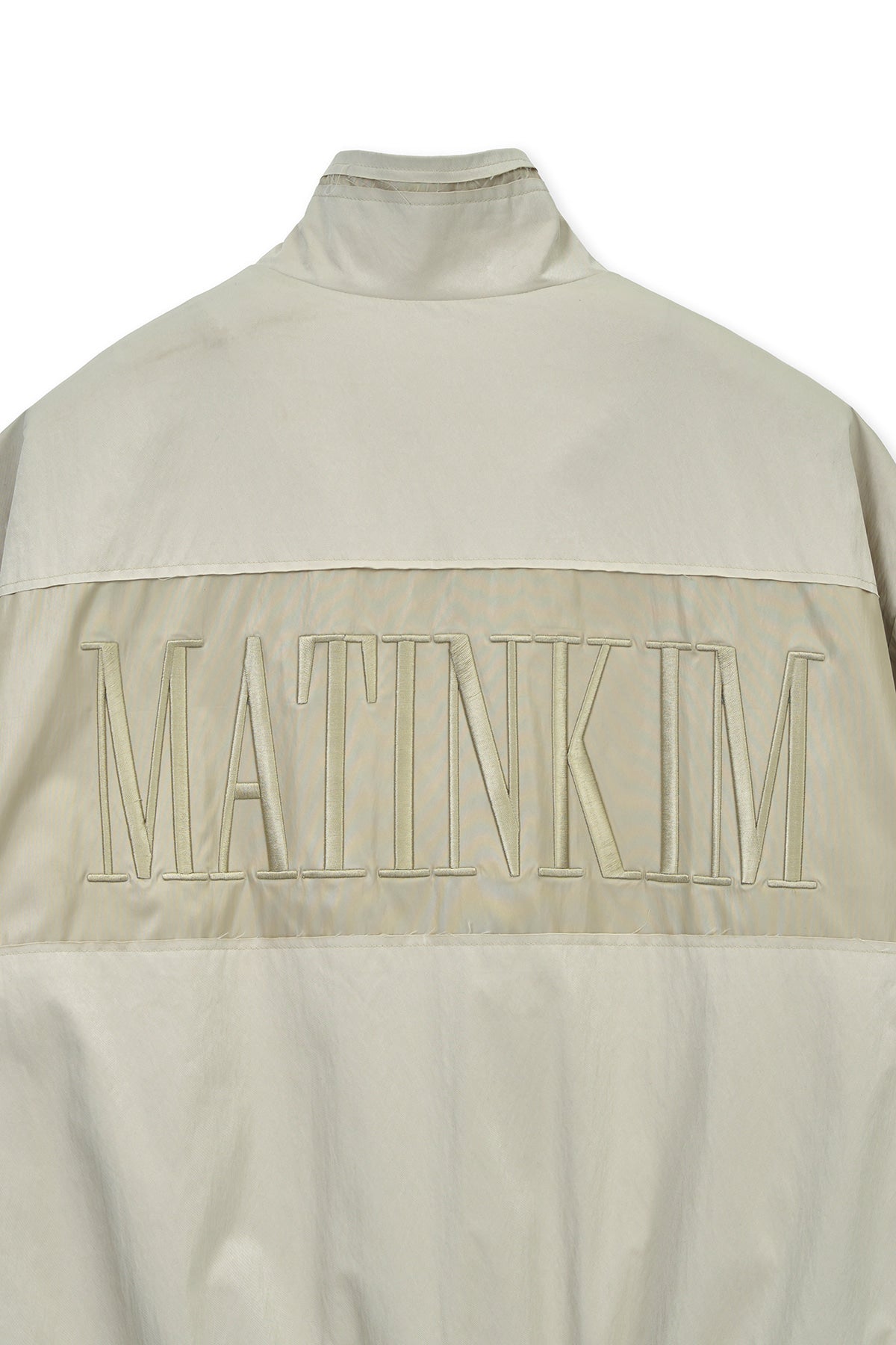 Matin Kim - Embroidery Back Logo Jumper (Beige) product image 5 | TRAB K-Fashion Australia