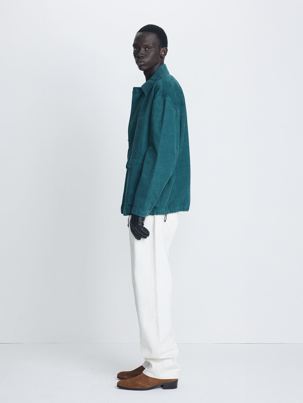 Tonywack - Brushed Cotton Barn Jacket (Green) product image 2 | TRAB K-Fashion Australia