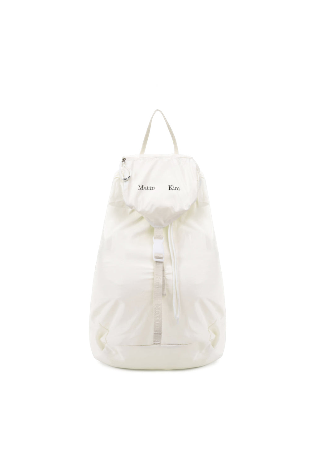 Matin Kim - Glossy Packable Backpack (White) product image 1 | TRAB K-Fashion Australia