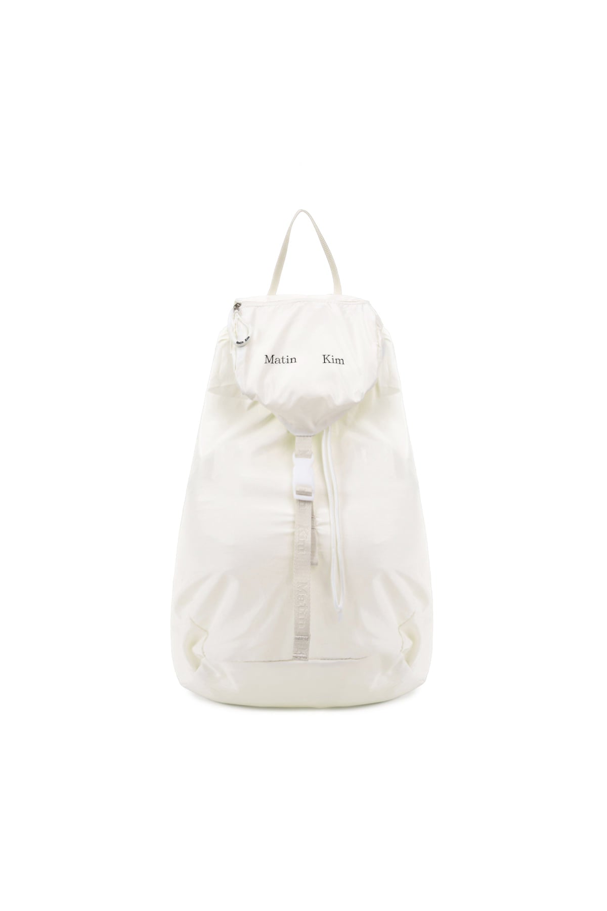 Matin Kim - Glossy Packable Backpack (White) product image 1 | TRAB K-Fashion Australia
