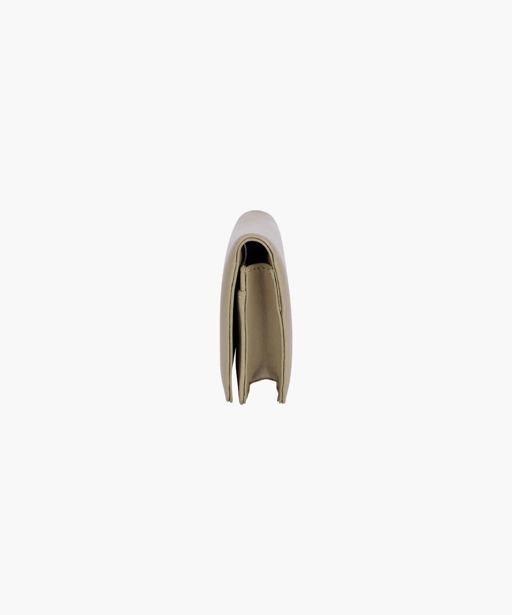 Marithe & Francois Girbaud - Classic Logo Flap Card Wallet (Dark Beige) product image 4 | TRAB K-Fashion Australia