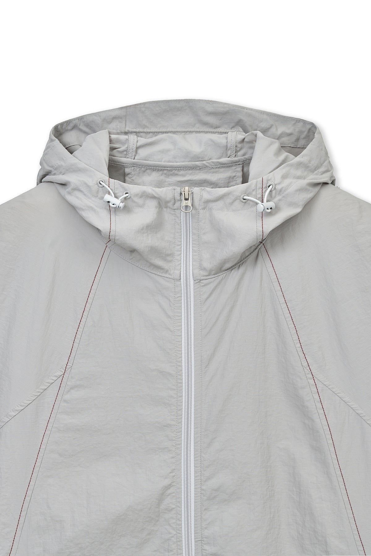 Matin Kim - Back Logo Hoody Wind Breaker (Light Beige) product image 3 | TRAB K-Fashion Australia