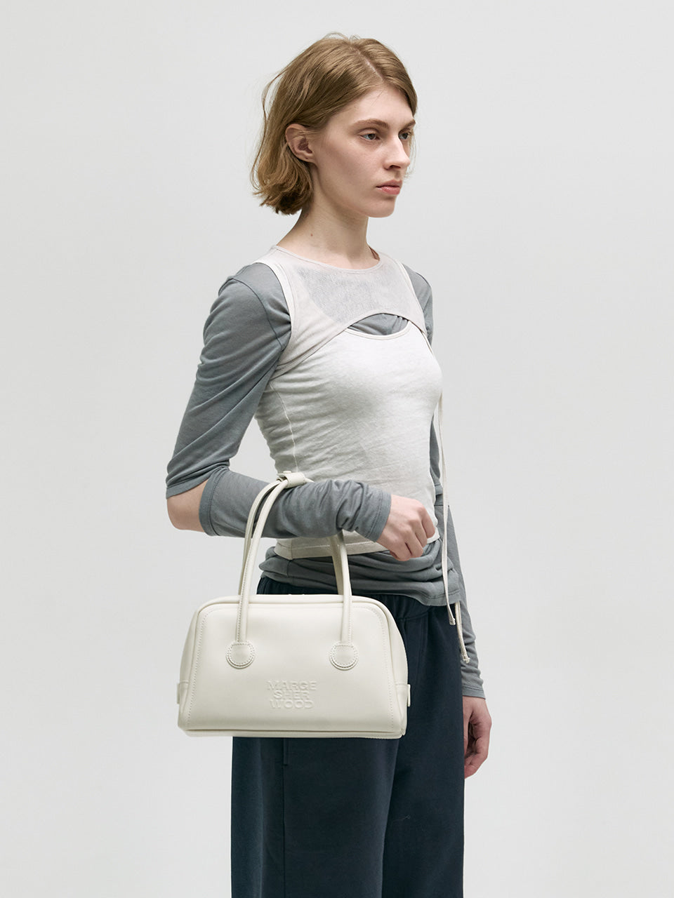 Marge Sherwood - Soft Tote (Cream Plain) product image 2 | TRAB K-Fashion Australia