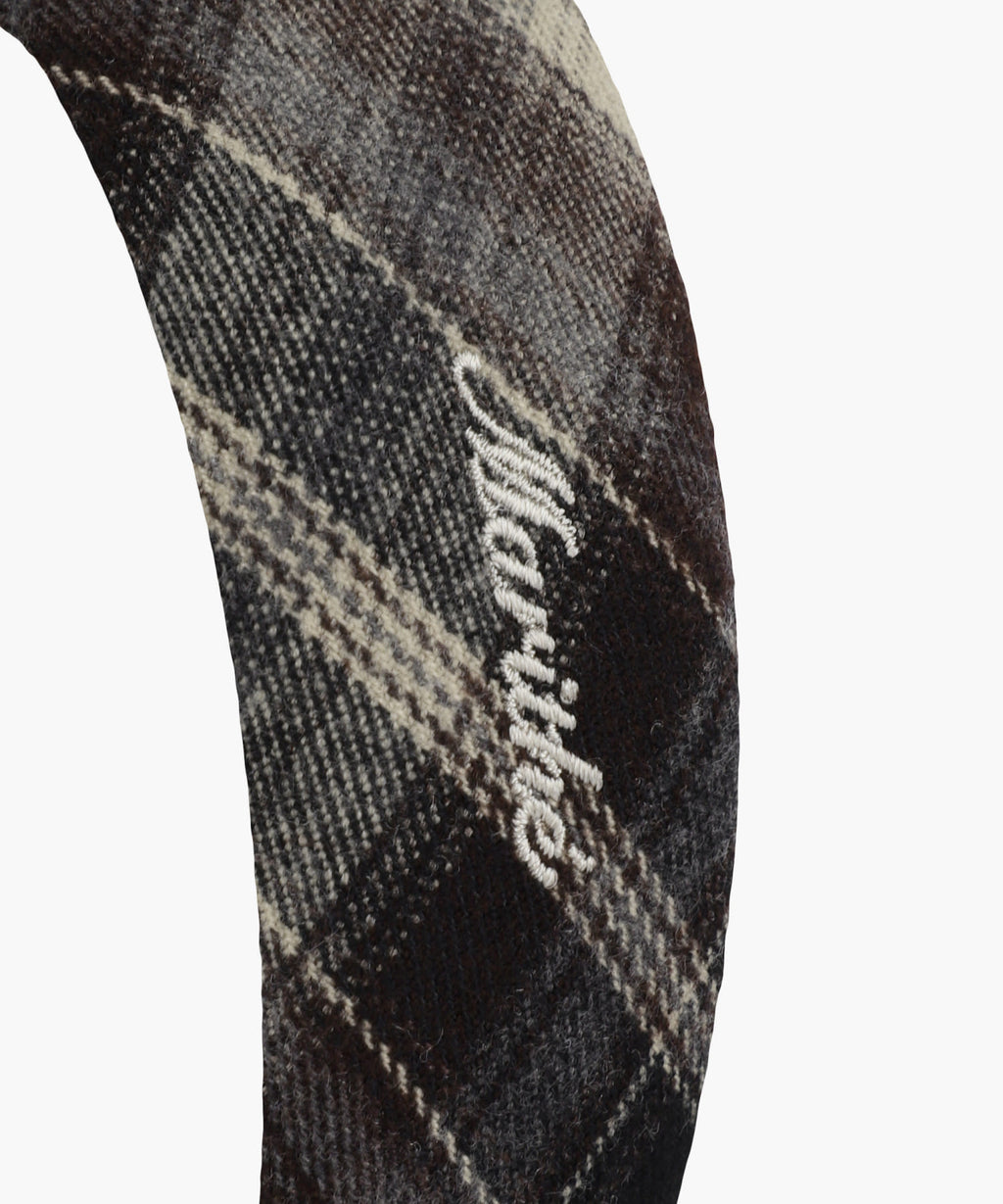 Marithe & Francois Girbaud - Check Hairband (Brown) product image 3 | TRAB K-Fashion Australia