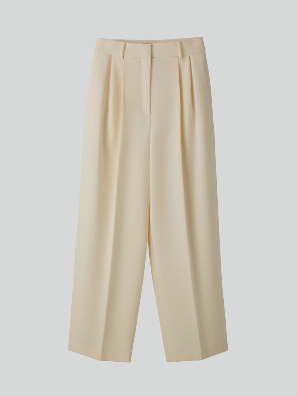 Recto - Double Pleated Wide Pants (Cream) product image 10 | TRAB K-Fashion Australia
