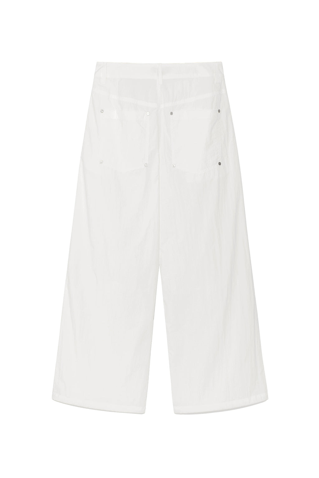 Deinet - [yoon Soap X Deinet] Skirt Layered Pants (White) product image 8 | TRAB K-Fashion Australia