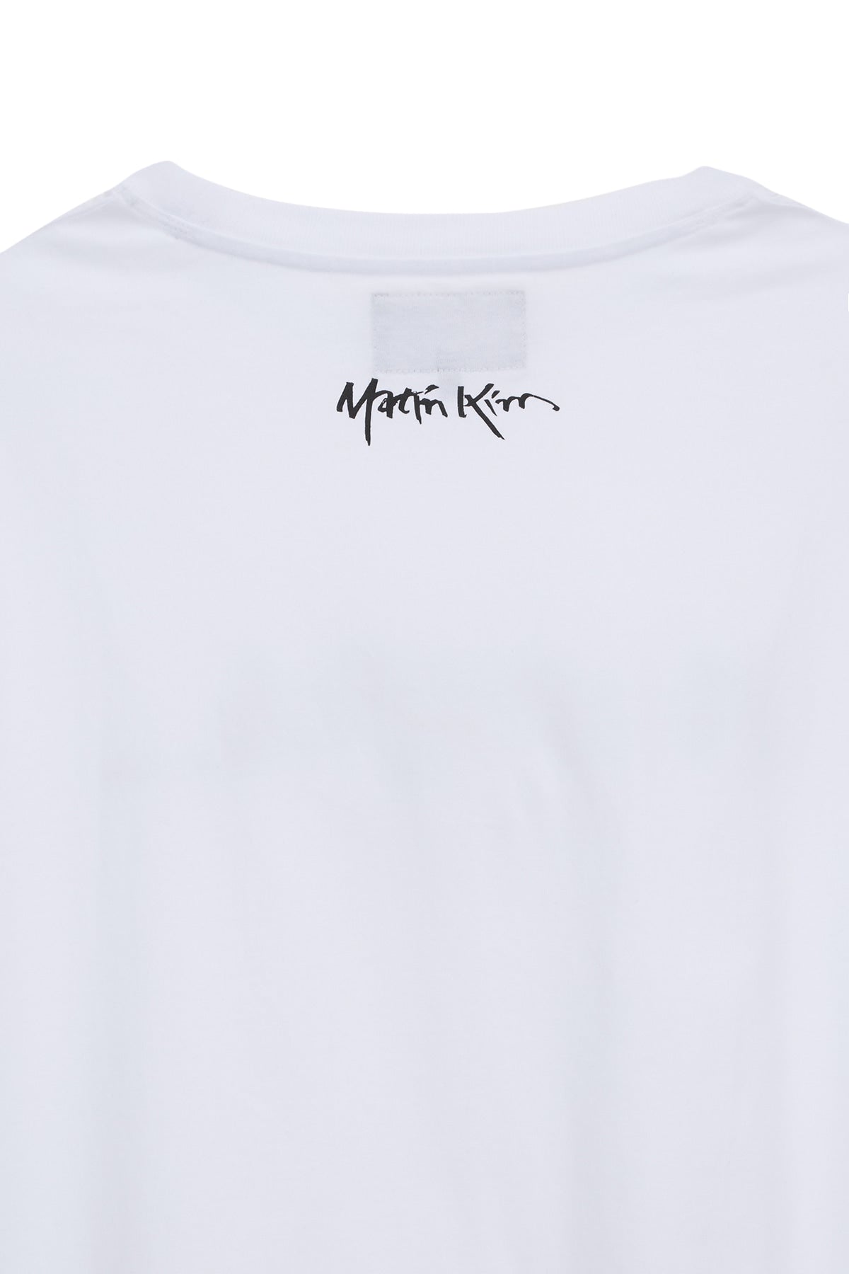 Matin Kim - Hangeul Big Logo Point Top (White) product image 4 | TRAB K-Fashion Australia